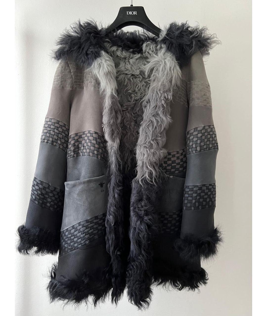 CHRISTIAN DIOR Мульти меховая дубленка, фото 8