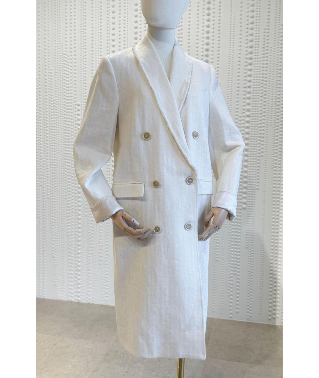 BRUNELLO CUCINELLI Белое пальто, фото 2