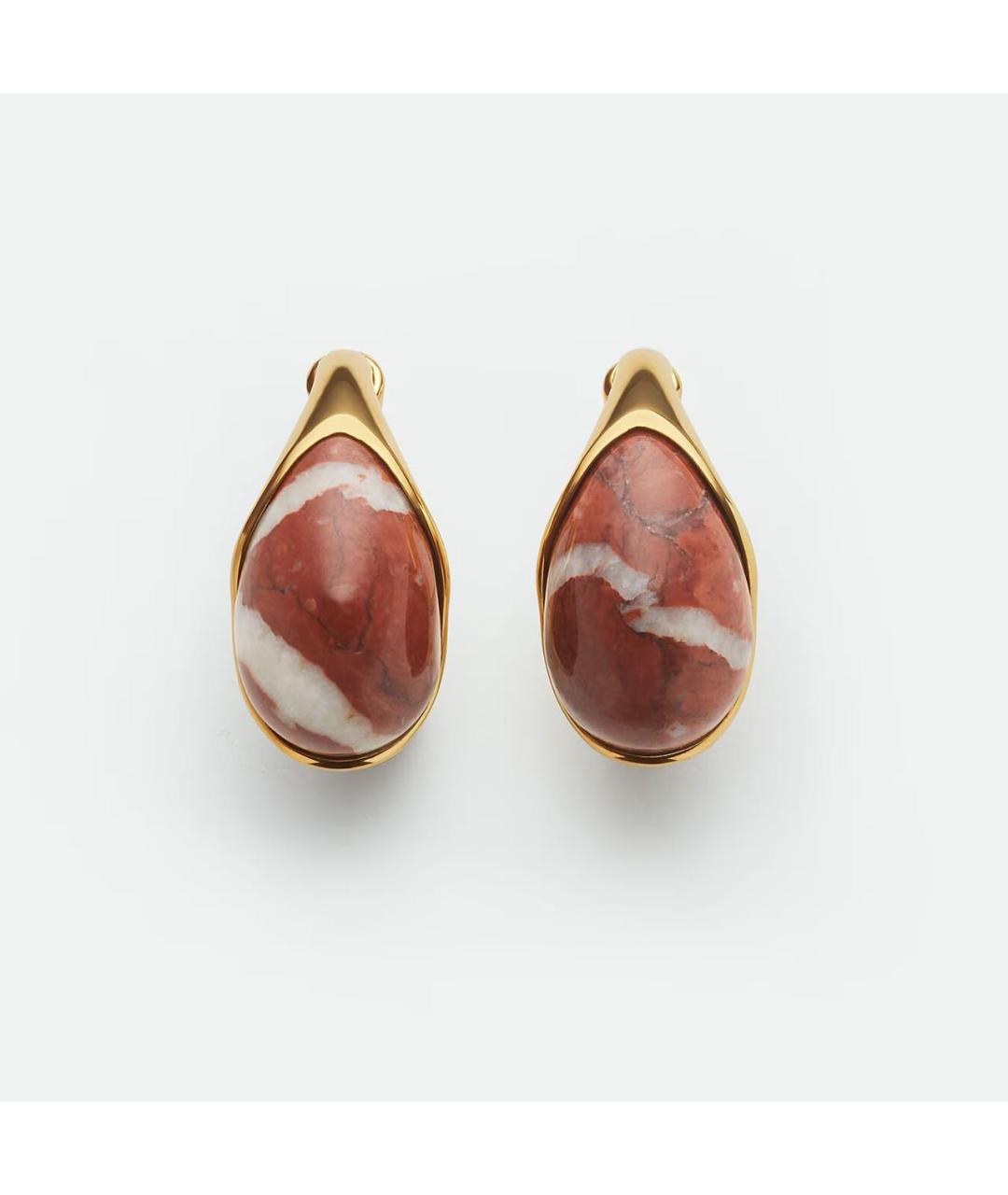 BOTTEGA VENETA Красные серебряные серьги, фото 3