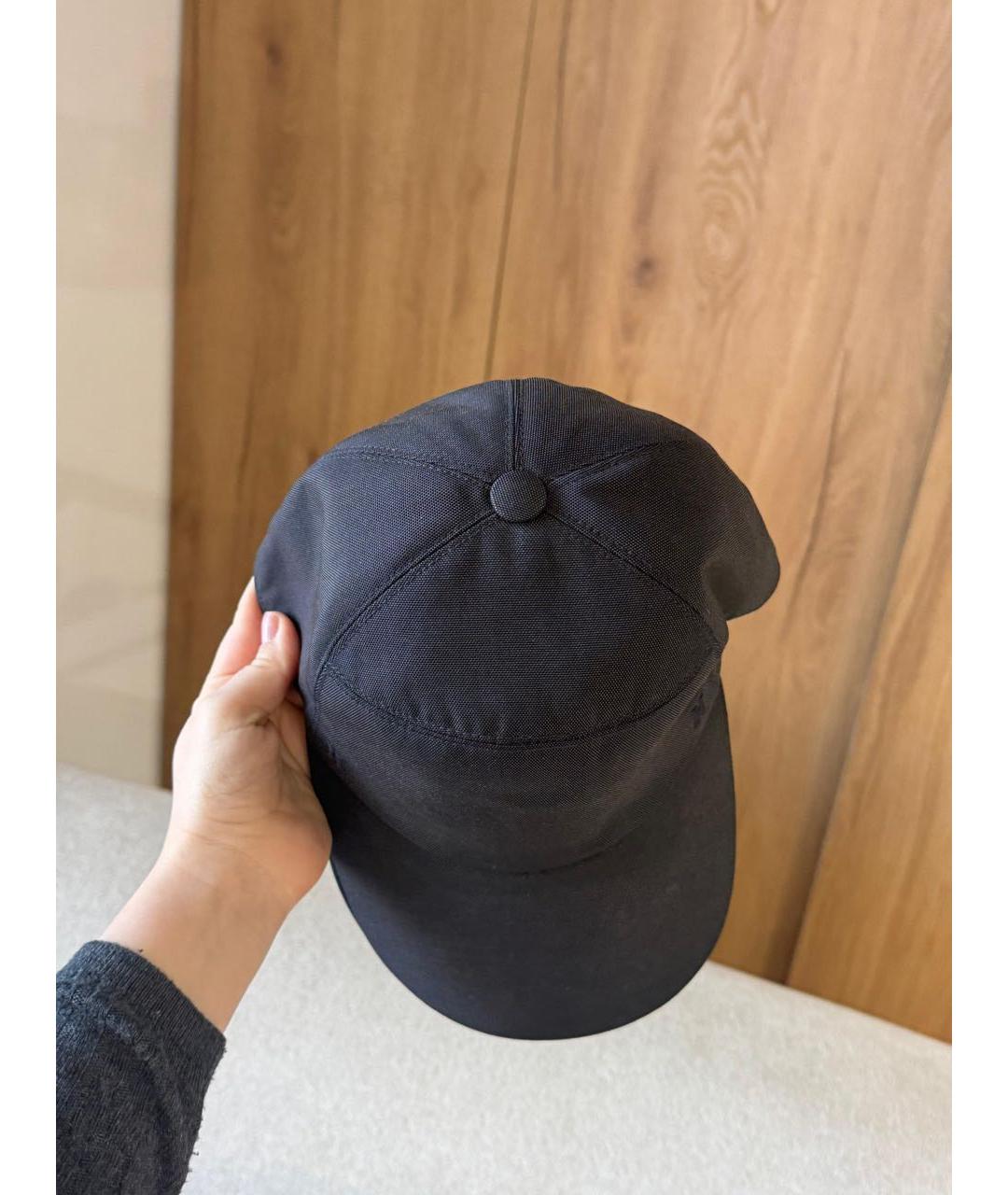 HERMES Черная кепка/бейсболка, фото 7