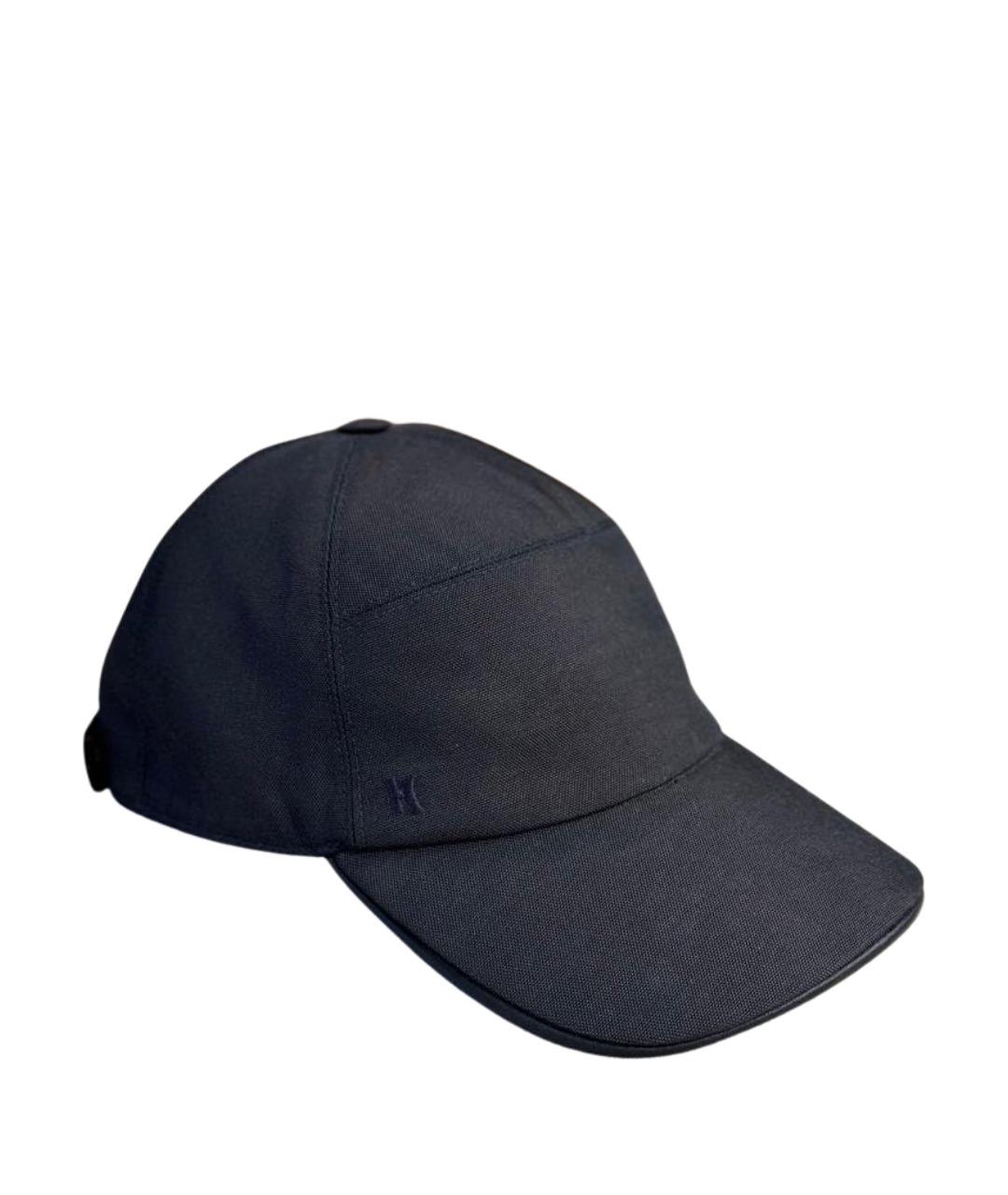 HERMES Черная кепка/бейсболка, фото 1