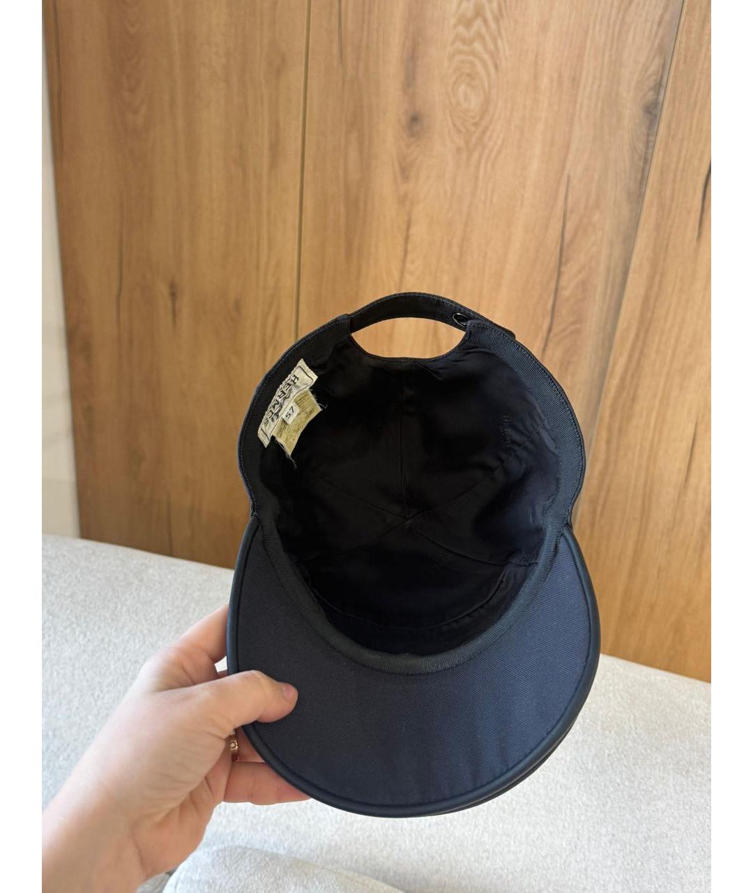 HERMES Черная кепка/бейсболка, фото 5