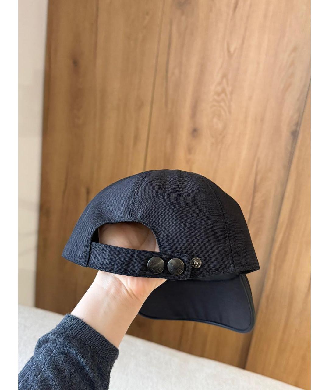 HERMES Черная кепка/бейсболка, фото 8