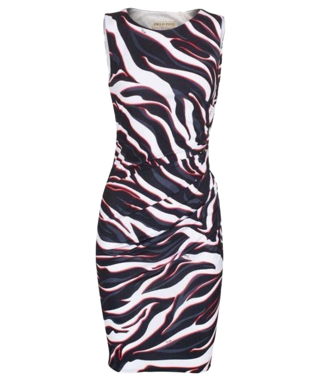 EMILIO PUCCI Мульти вискозное коктейльное платье, фото 1