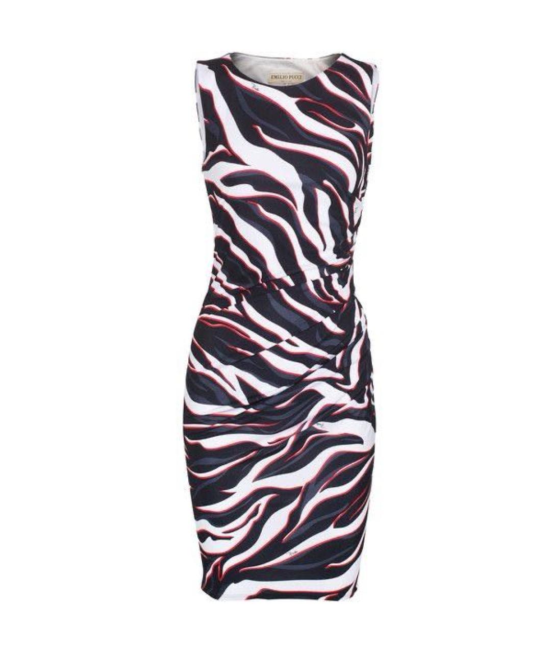 EMILIO PUCCI Мульти вискозное коктейльное платье, фото 8