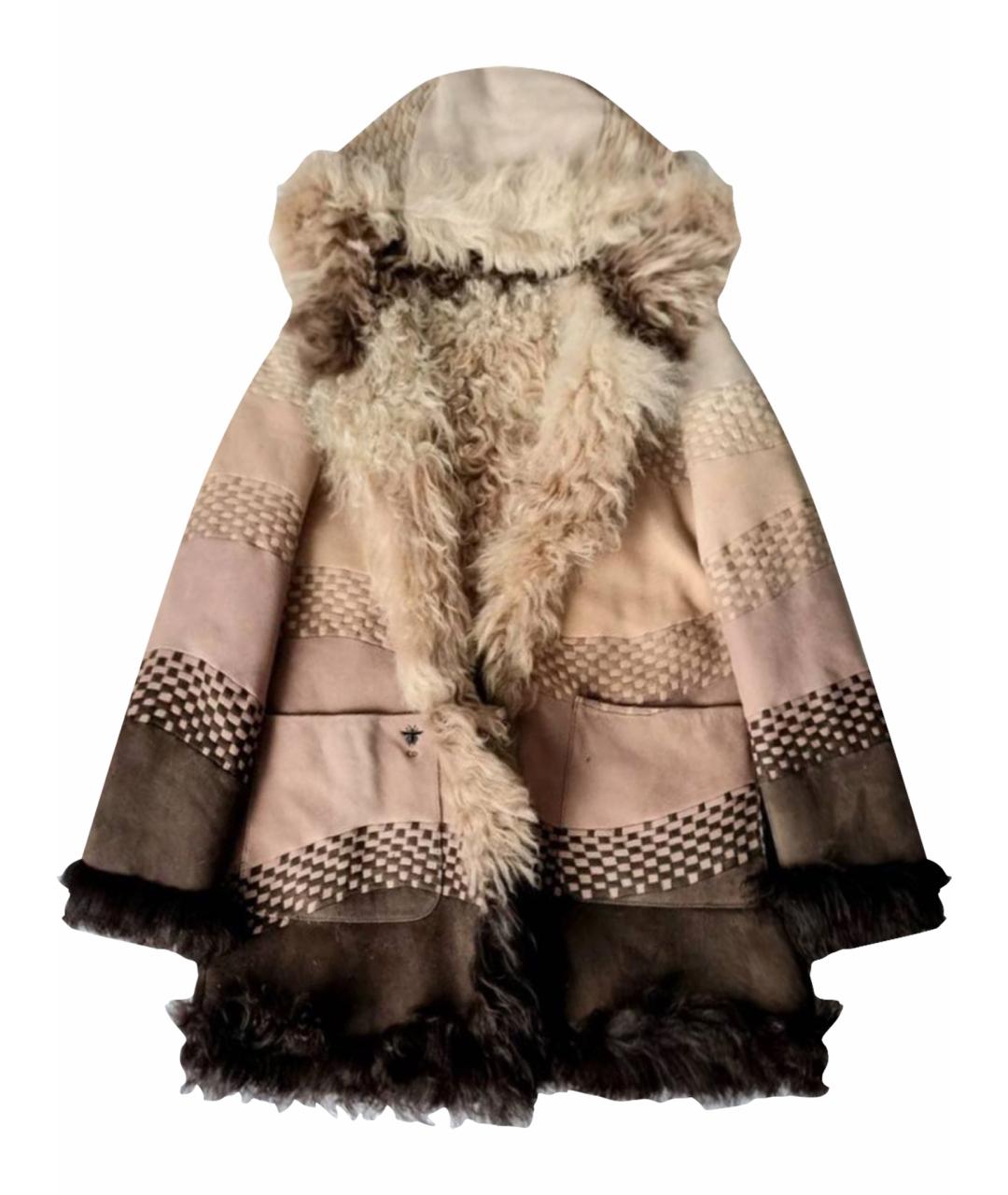 CHRISTIAN DIOR Мульти меховая дубленка, фото 1