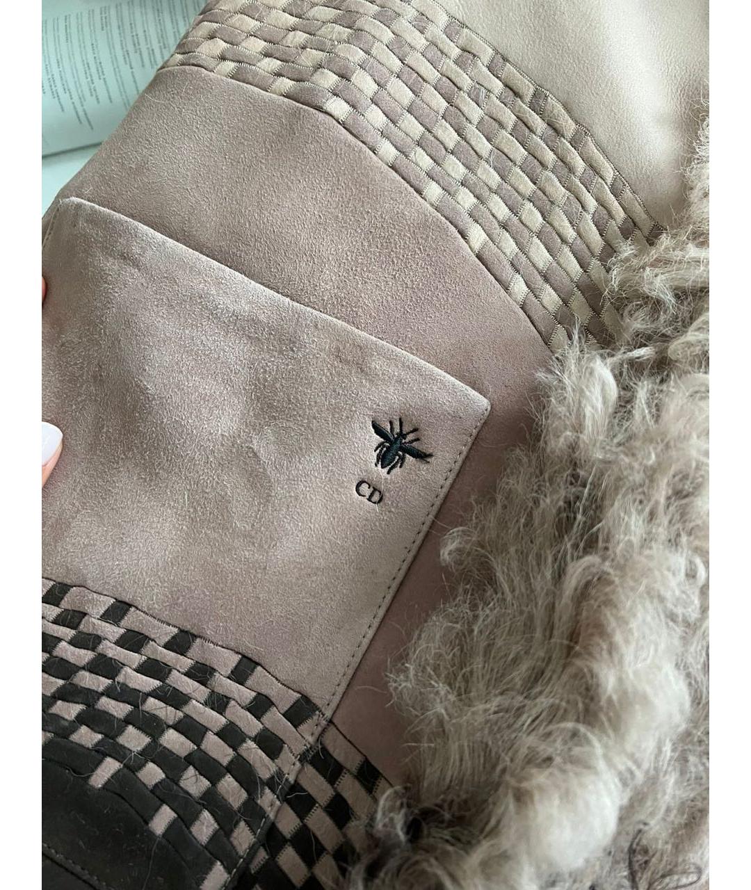 CHRISTIAN DIOR Мульти меховая дубленка, фото 4