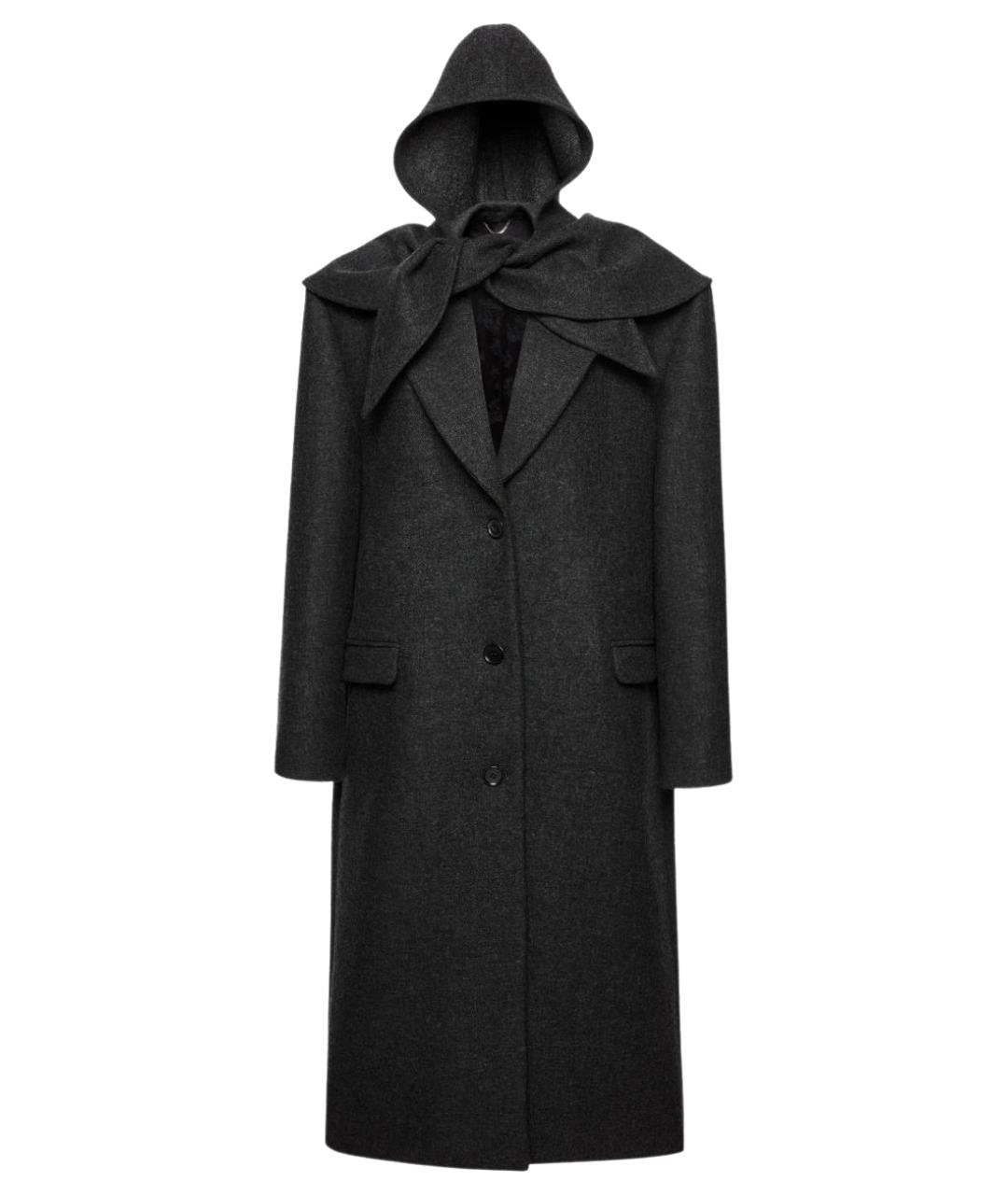MAGDA BUTRYM Серое шерстяное пальто, фото 1