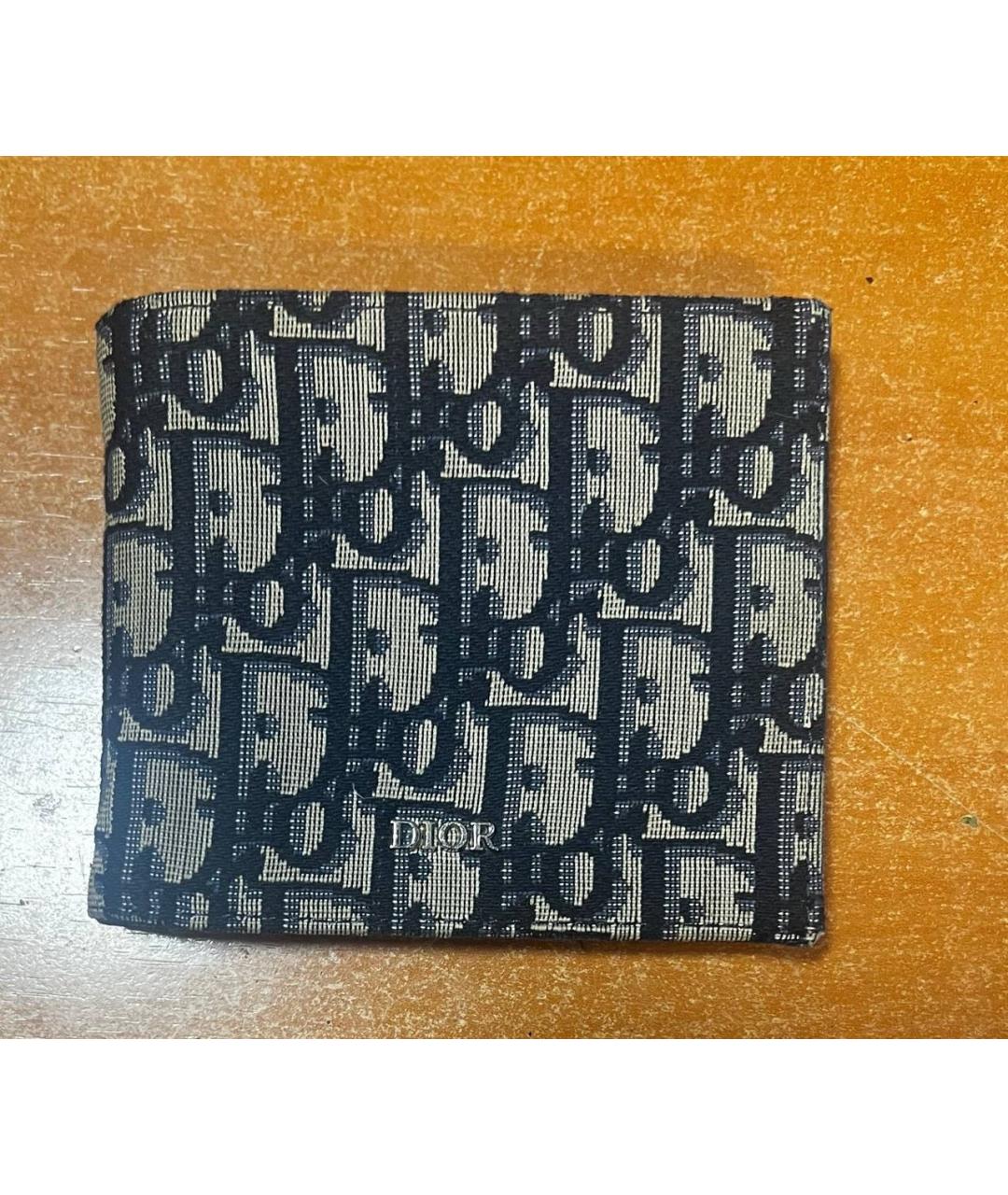 CHRISTIAN DIOR Бежевый кожаный кошелек, фото 5