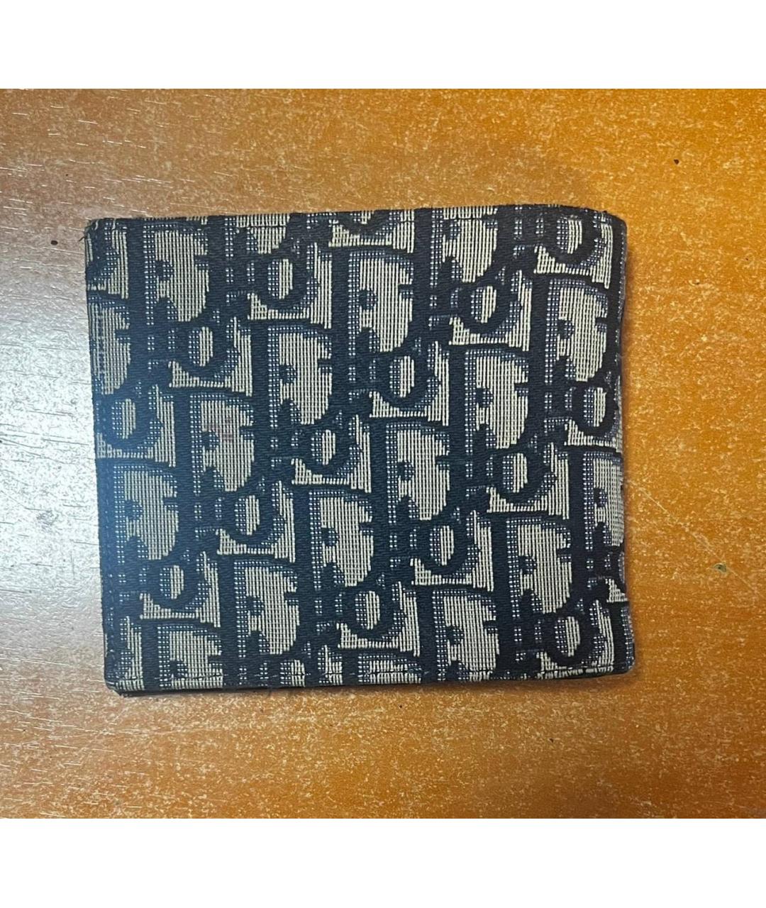 CHRISTIAN DIOR Бежевый кожаный кошелек, фото 2