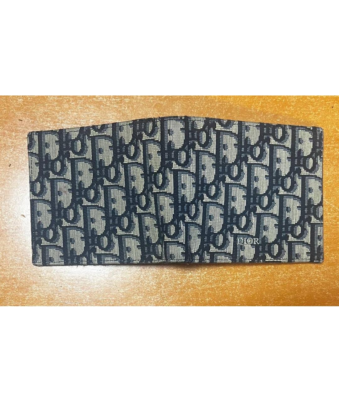 CHRISTIAN DIOR Бежевый кожаный кошелек, фото 4