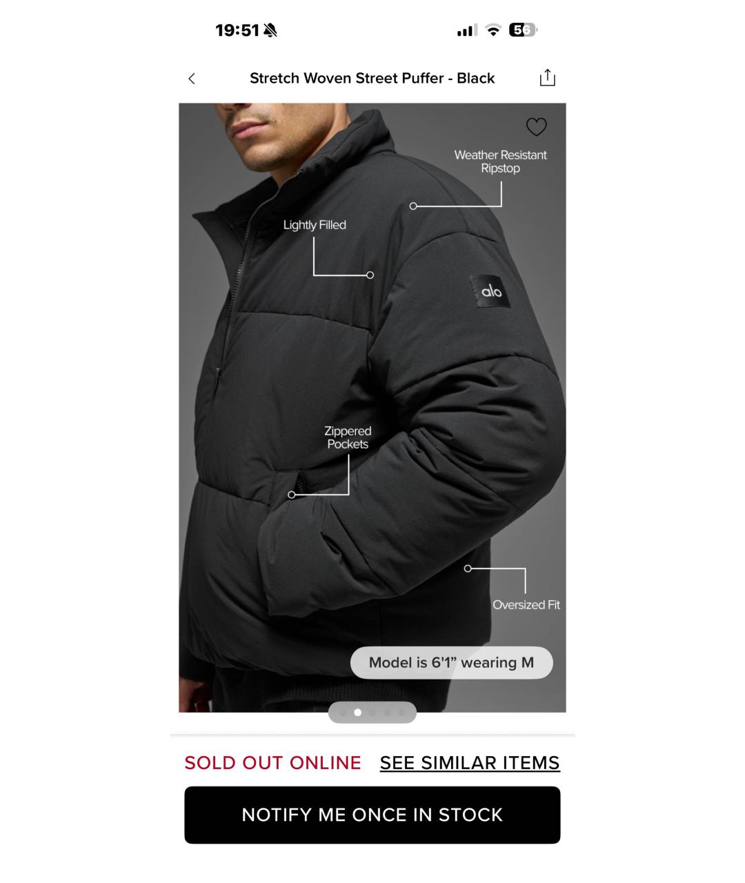 ALO YOGA Черная полиэстеровая куртка, фото 8