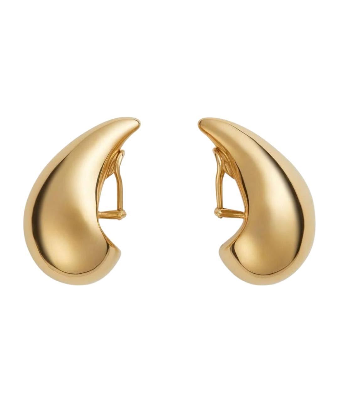 BOTTEGA VENETA Золотые серебряные серьги, фото 1