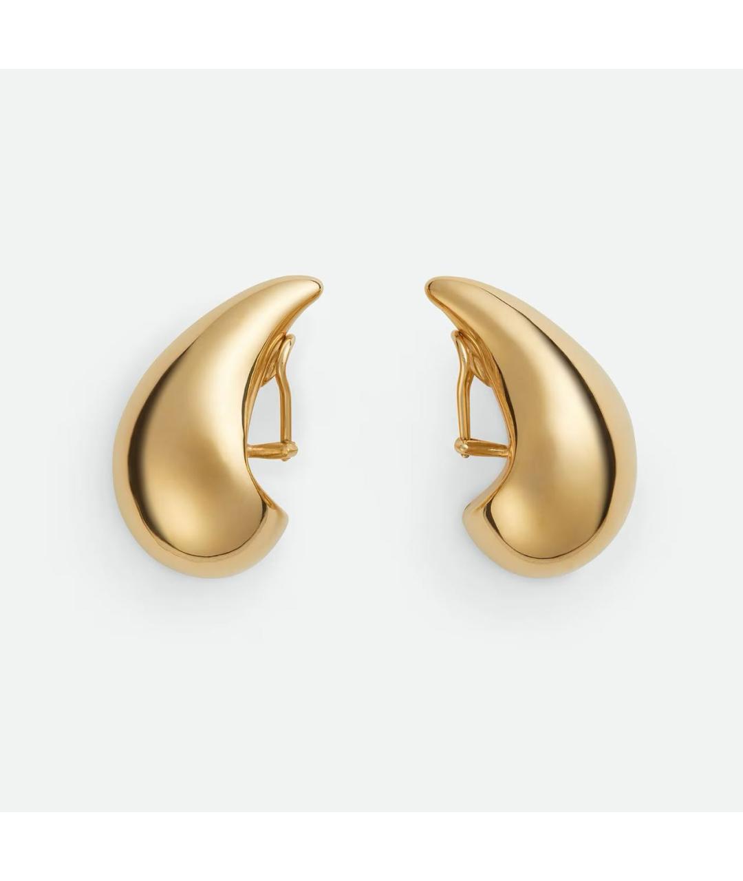 BOTTEGA VENETA Золотые серебряные серьги, фото 4