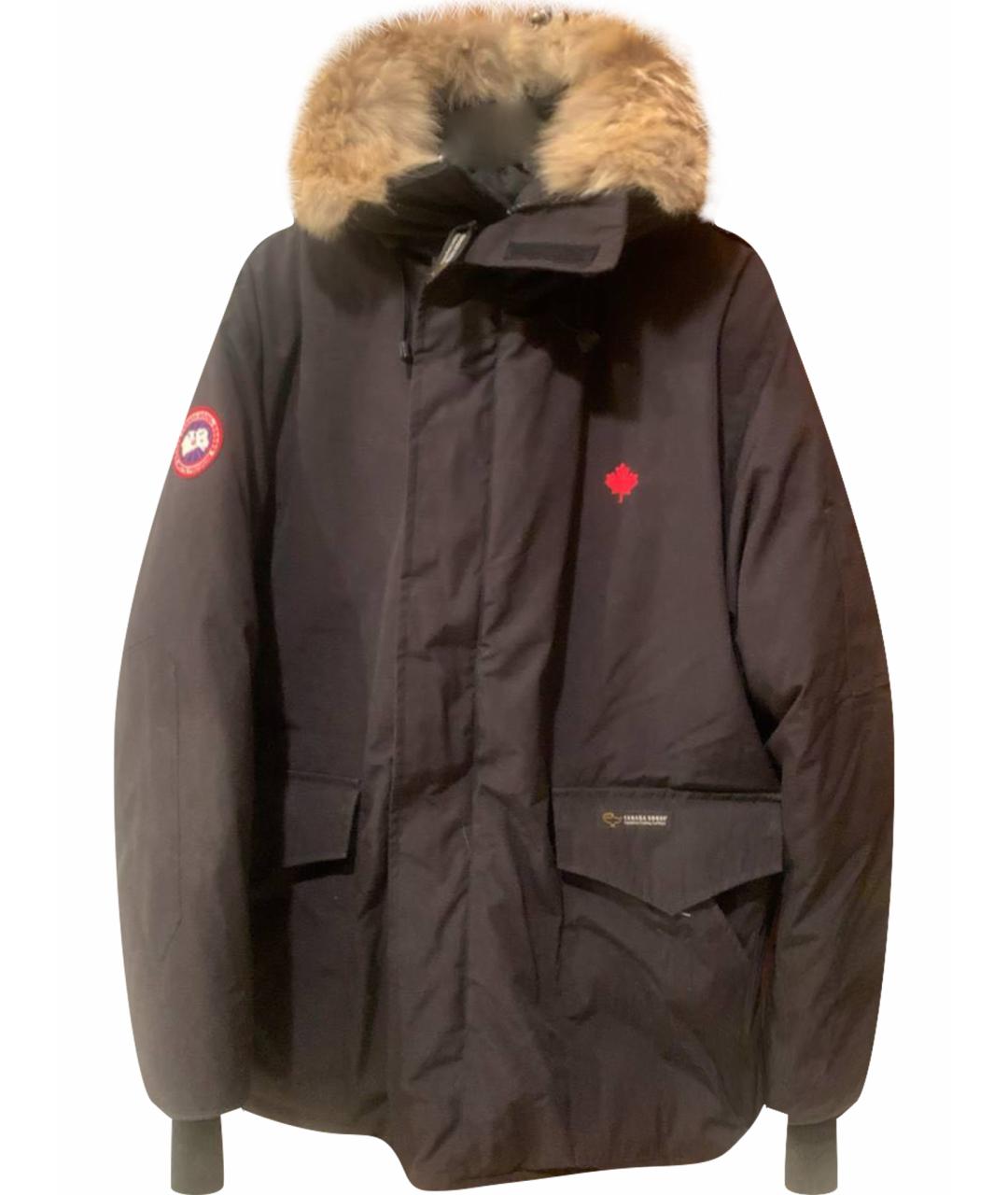 CANADA GOOSE Черная полиэстеровая куртка, фото 1