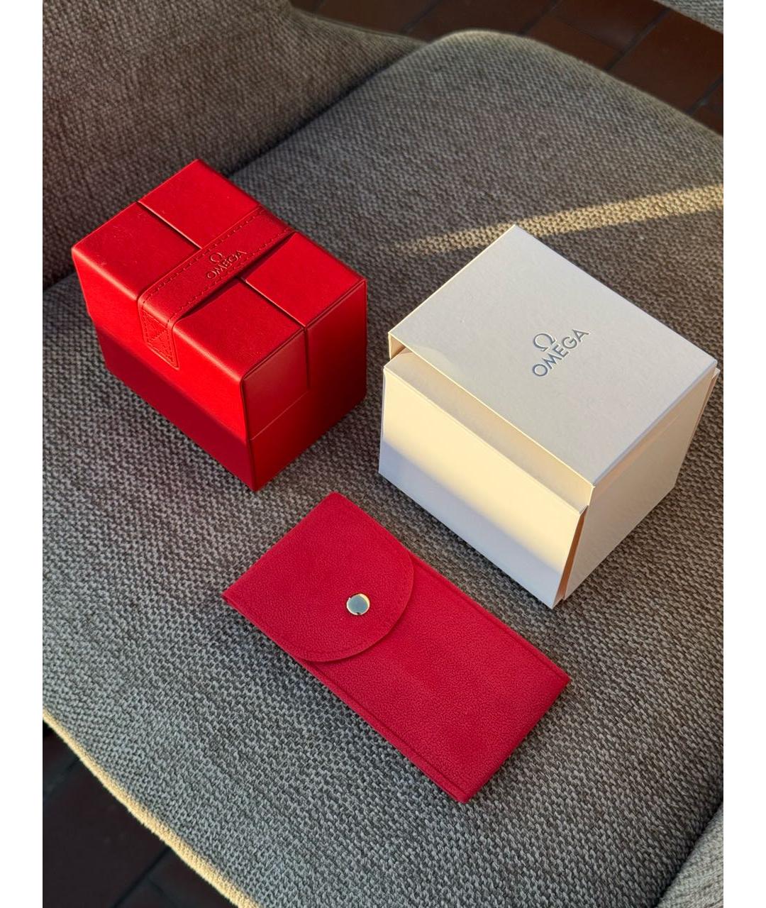 OMEGA Золотые позолоченные часы, фото 8