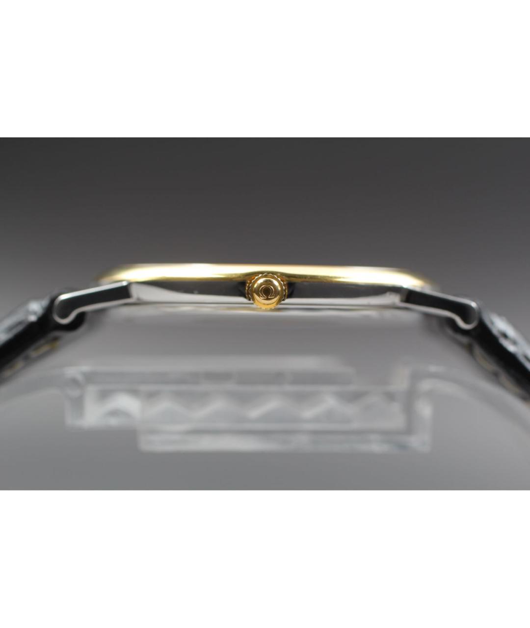 OMEGA Золотые позолоченные часы, фото 3