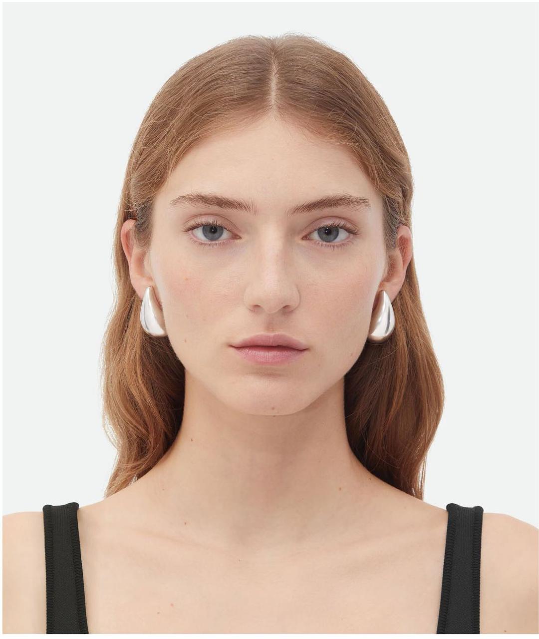 BOTTEGA VENETA Серебряные серебряные серьги, фото 2