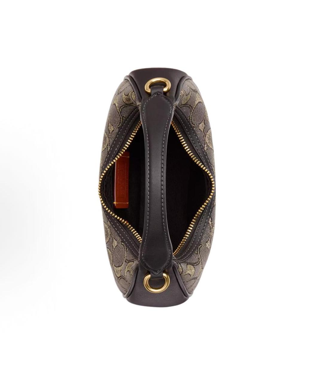 COACH Серая сумка с короткими ручками, фото 2