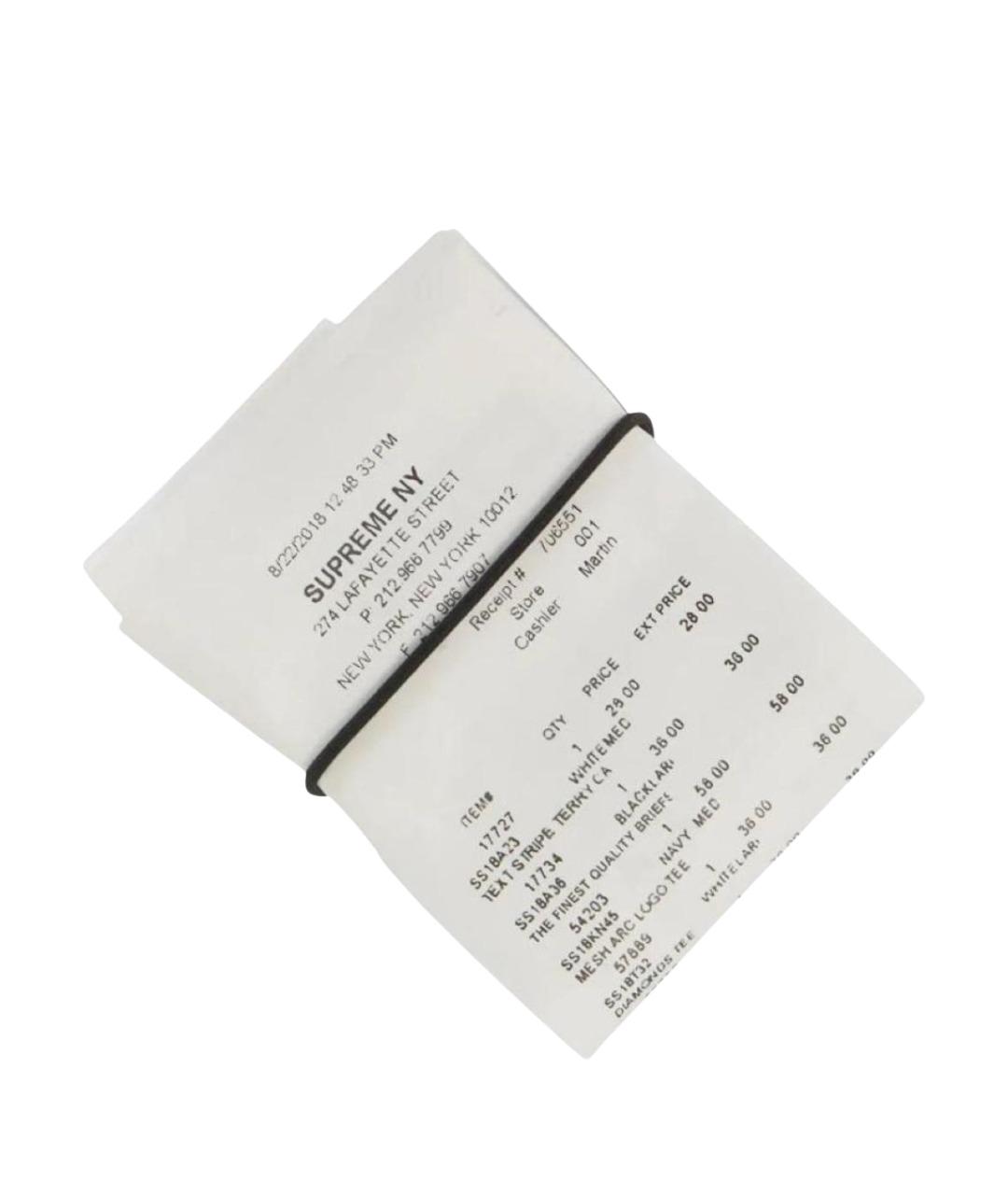 MAISON MARGIELA Белый кожаный кошелек, фото 1