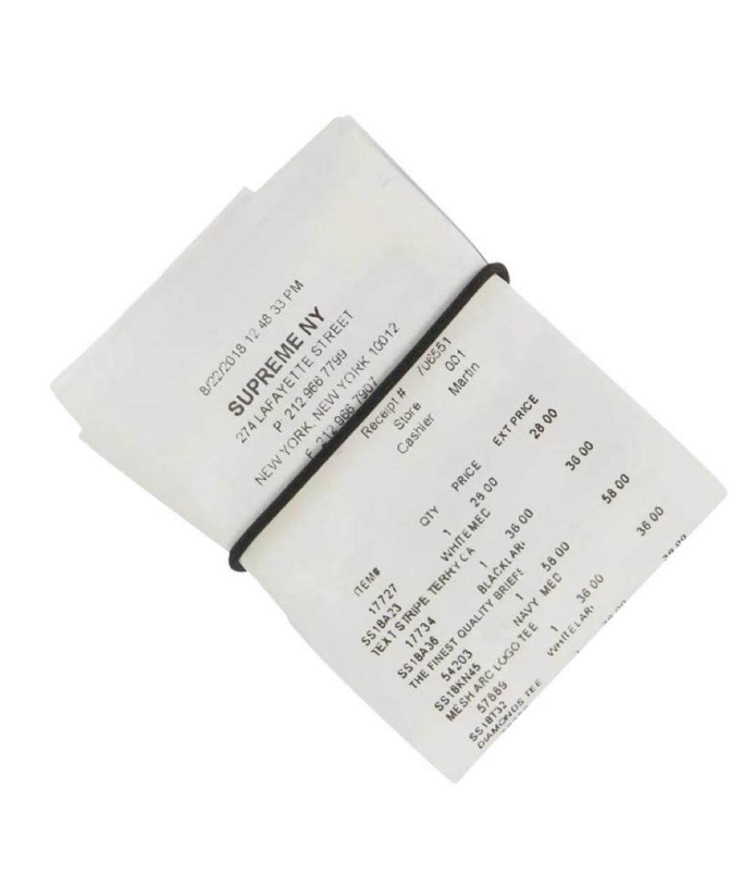 MAISON MARGIELA Белый кожаный кошелек, фото 4