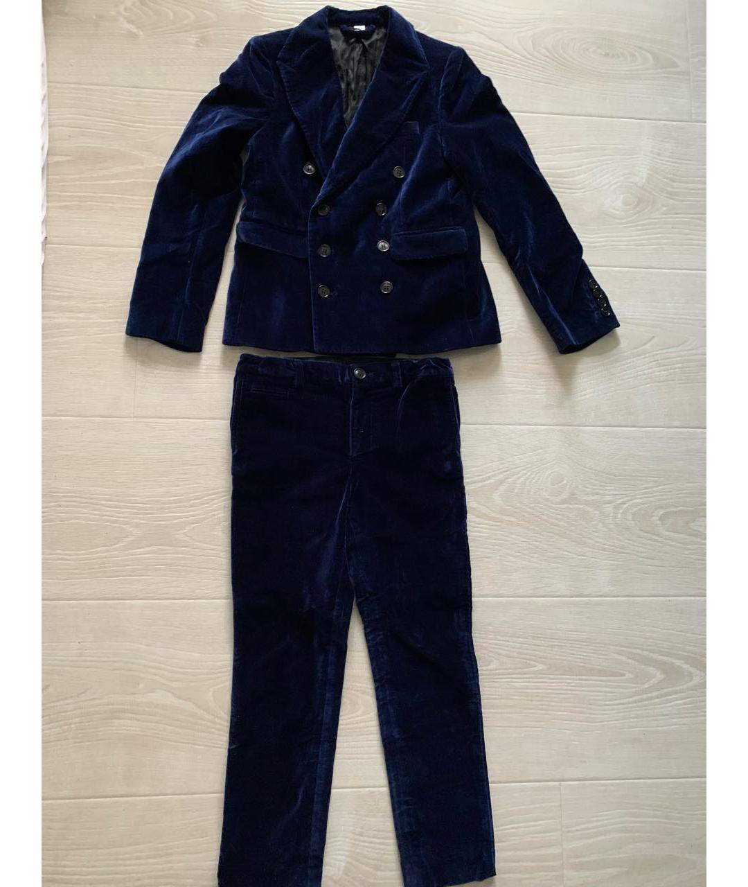 BURBERRY Синий хлопковый комплект, фото 6