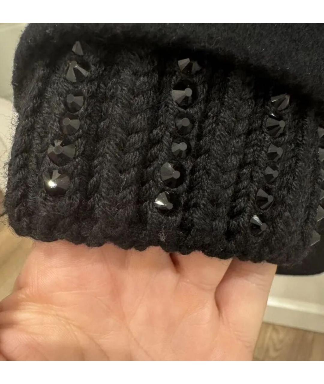 ERMANNO SCERVINO Черное пальто, фото 3