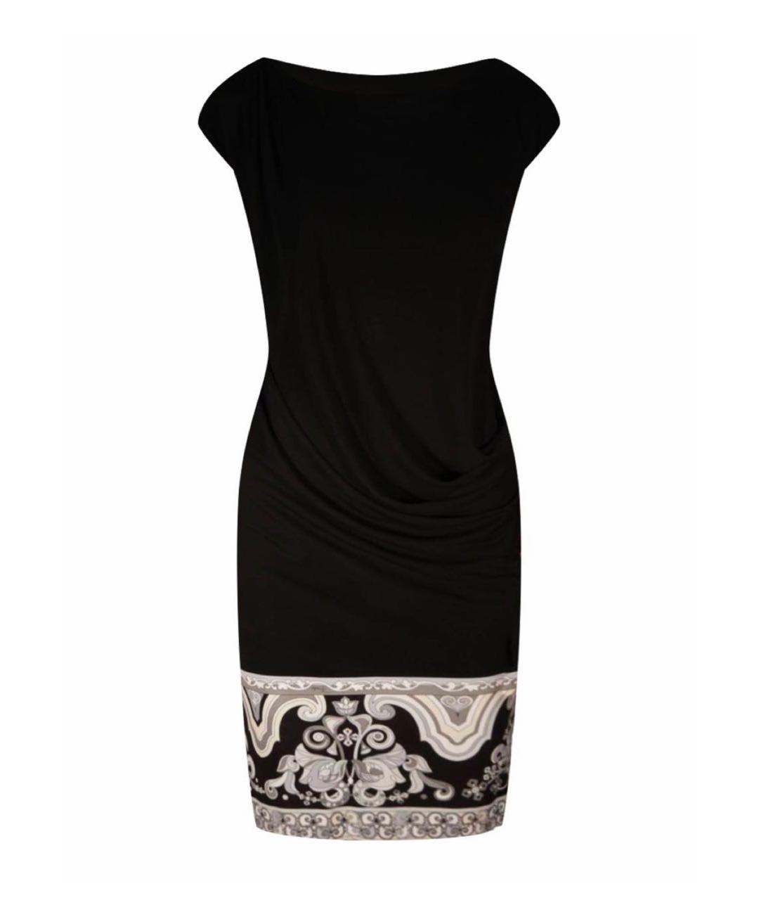 EMILIO PUCCI Черное вискозное коктейльное платье, фото 9