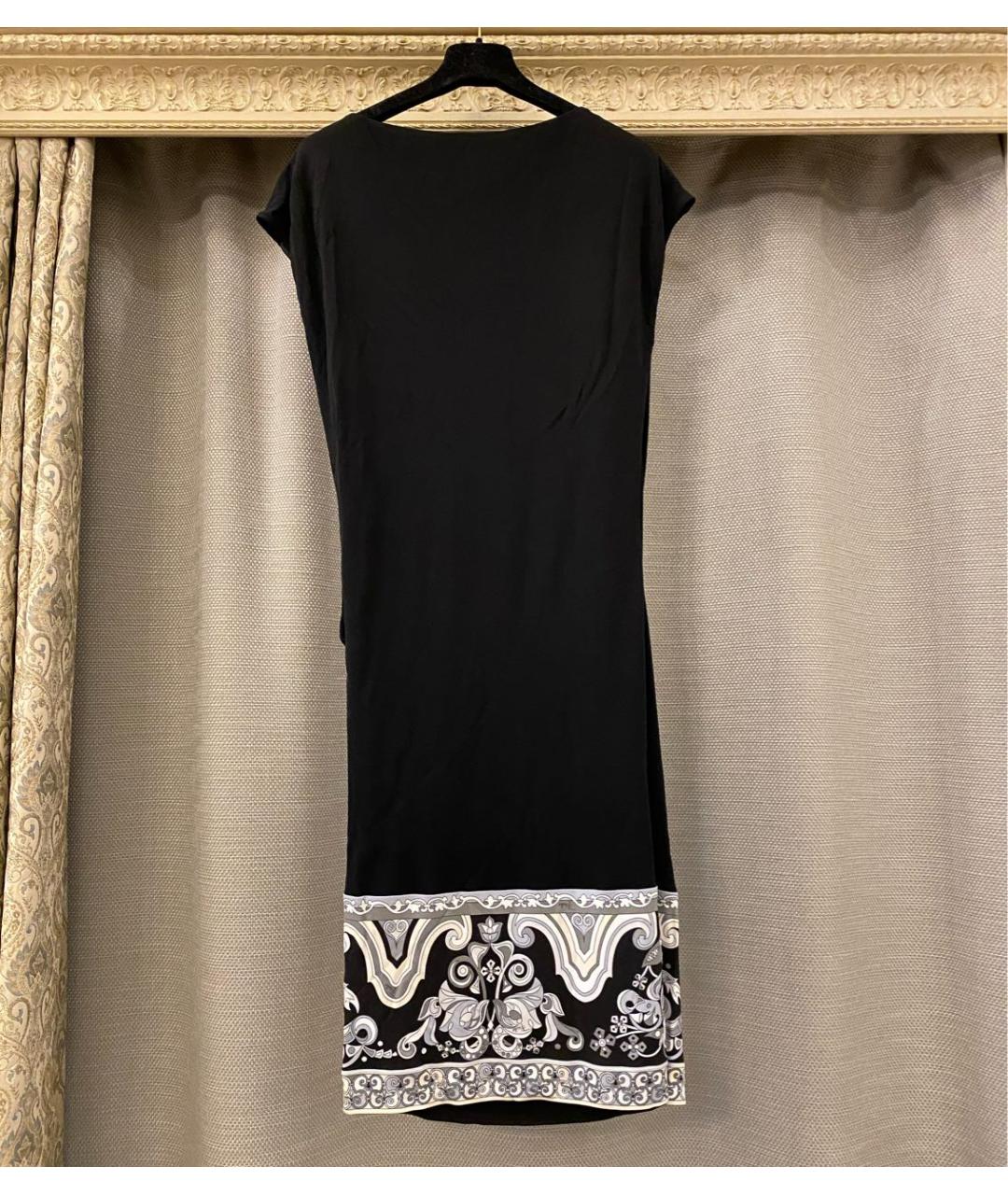 EMILIO PUCCI Черное вискозное коктейльное платье, фото 6