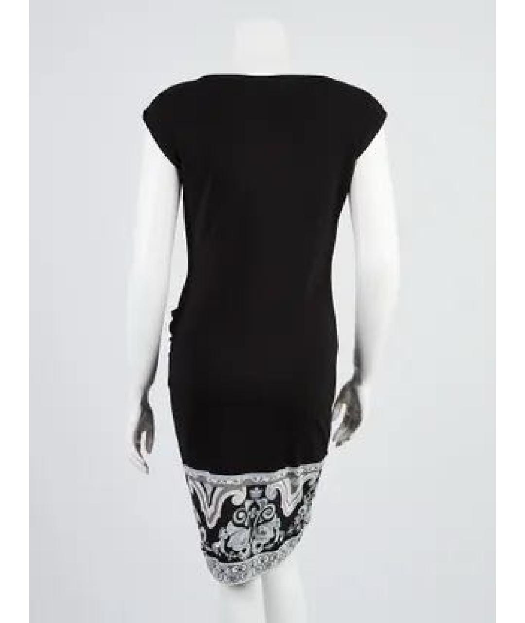 EMILIO PUCCI Черное вискозное коктейльное платье, фото 3