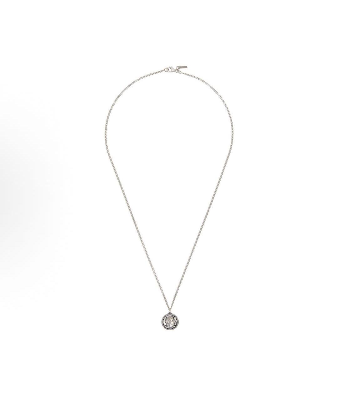 GIVENCHY Серебряное металлическое колье, фото 5