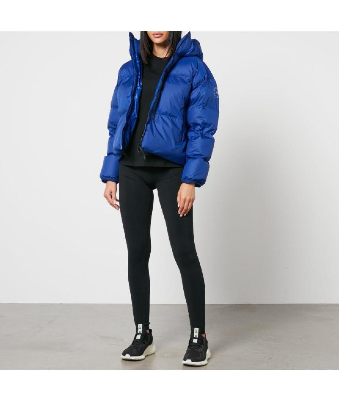 ADIDAS BY STELLA MCCARTNEY Синяя синтетическая куртка, фото 4