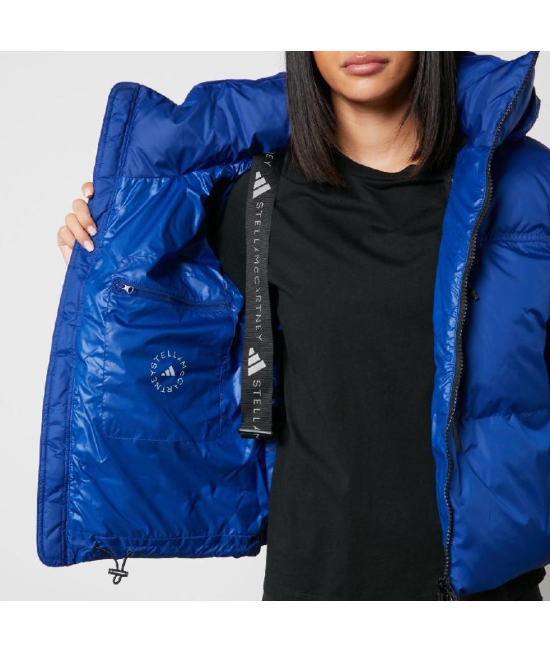 ADIDAS BY STELLA MCCARTNEY Синяя синтетическая куртка, фото 5