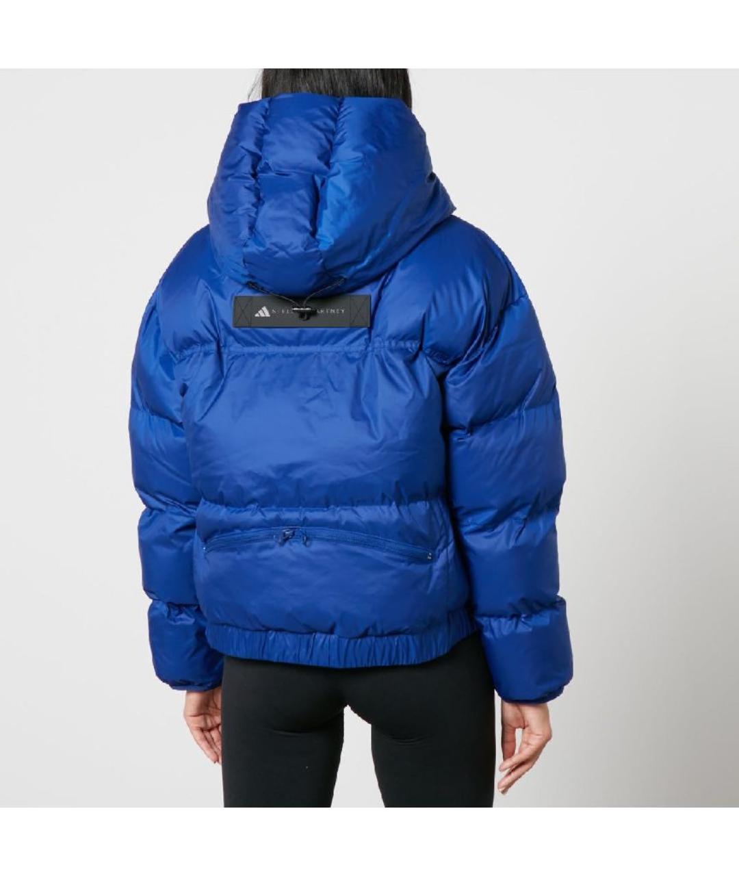 ADIDAS BY STELLA MCCARTNEY Синяя синтетическая куртка, фото 3