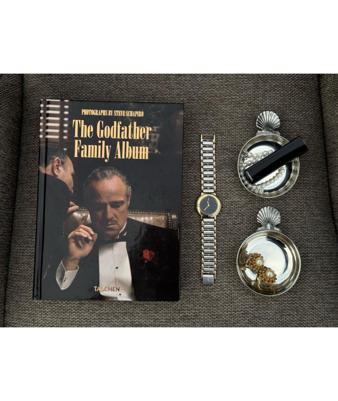 SAINT LAURENT Черные стальные часы, фото 7