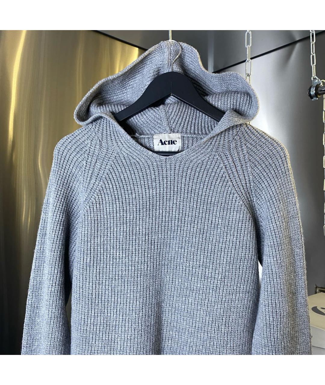 ACNE STUDIOS Серый шерстяной джемпер / свитер, фото 4