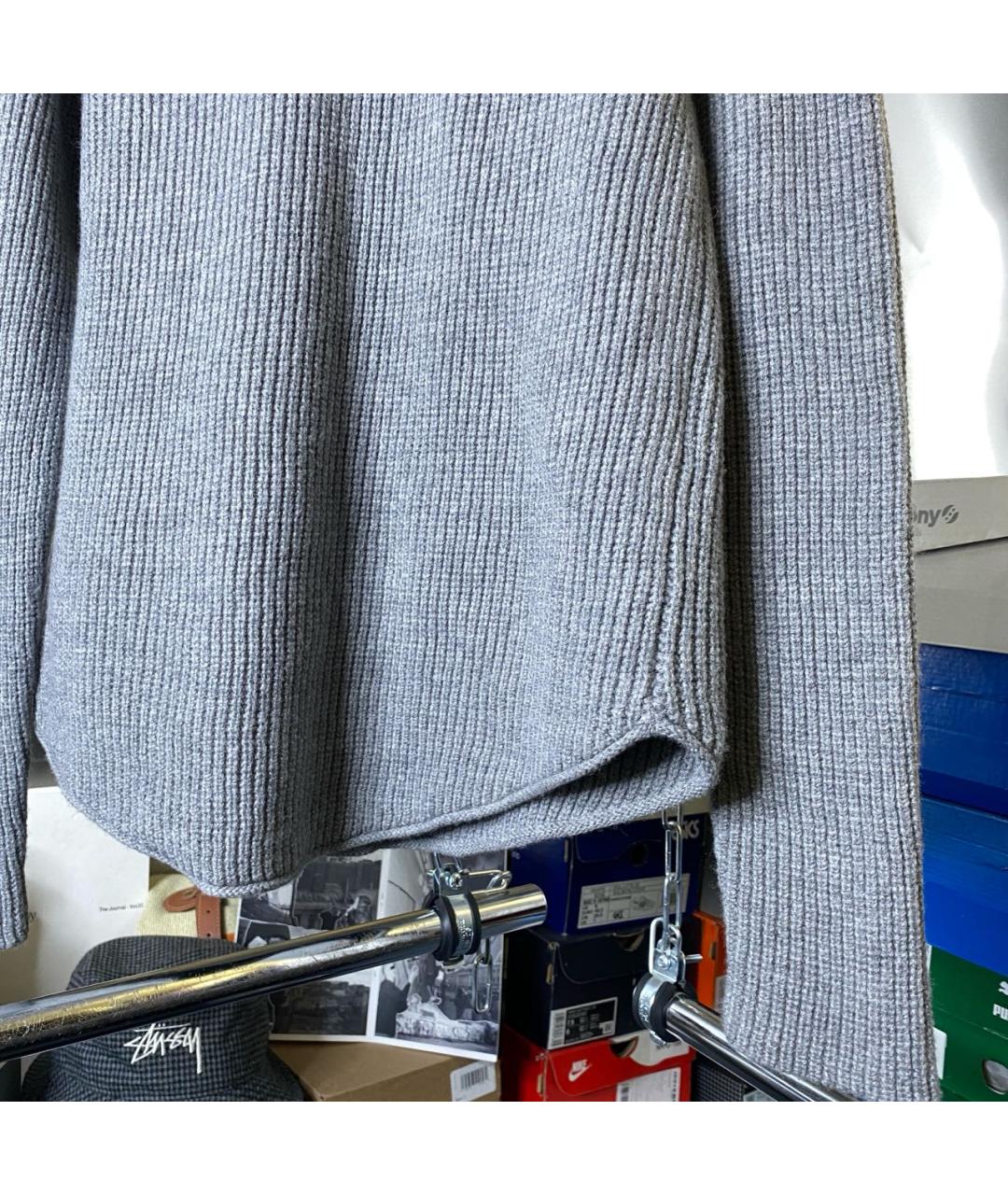 ACNE STUDIOS Серый шерстяной джемпер / свитер, фото 6