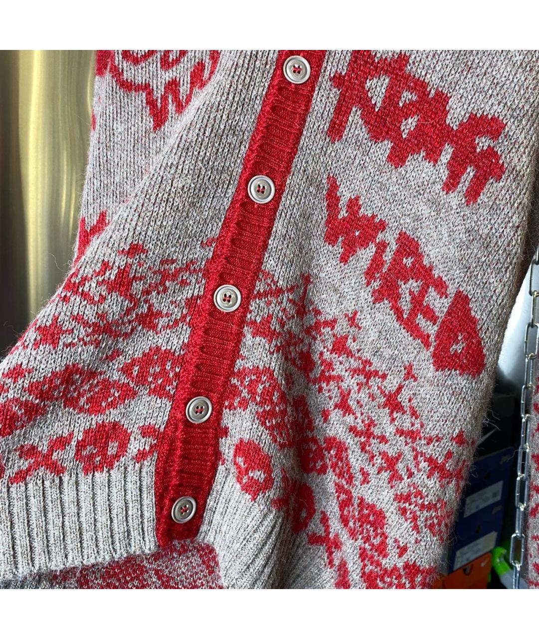 DIESEL Мульти шерстяной кардиган, фото 4