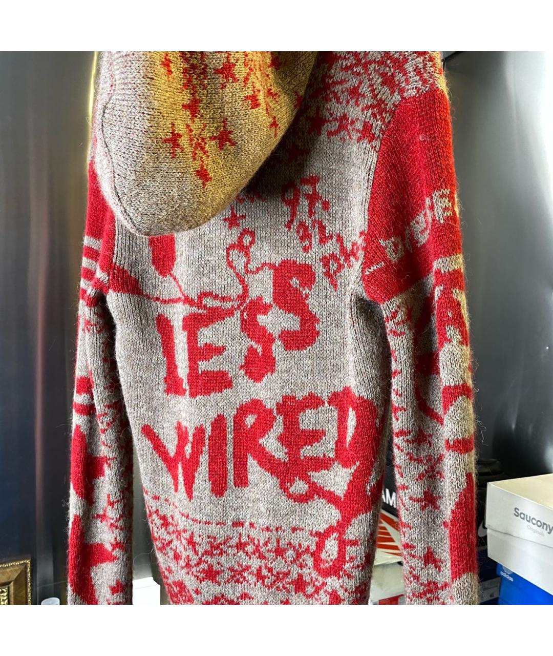 DIESEL Мульти шерстяной кардиган, фото 5