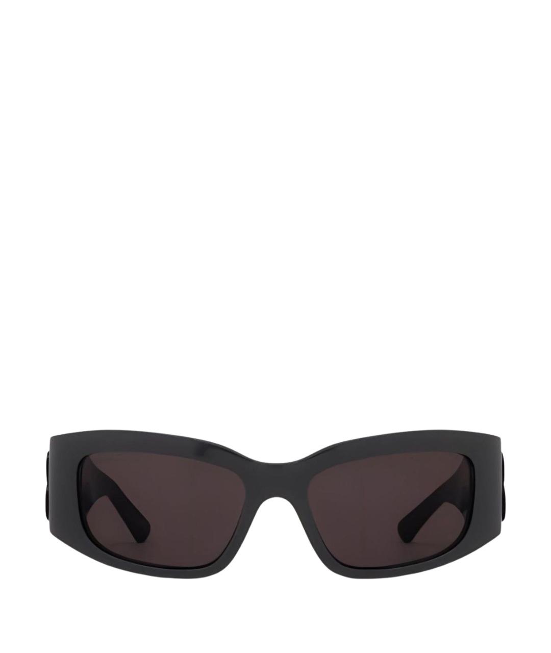 BALENCIAGA Серые пластиковые солнцезащитные очки, фото 1