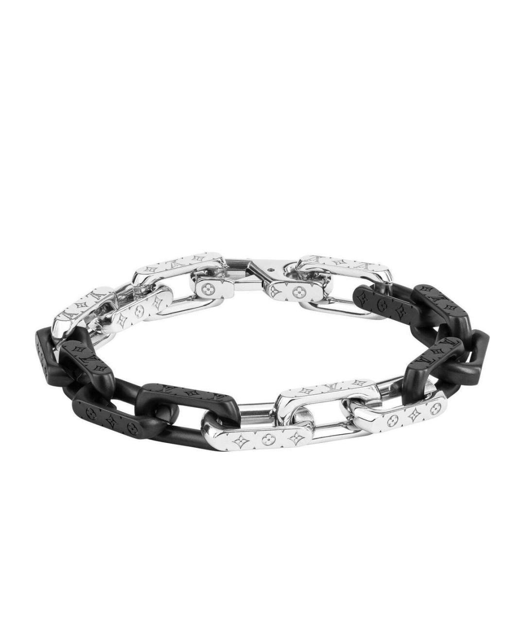 LOUIS VUITTON Серебрянный металлический браслет, фото 2