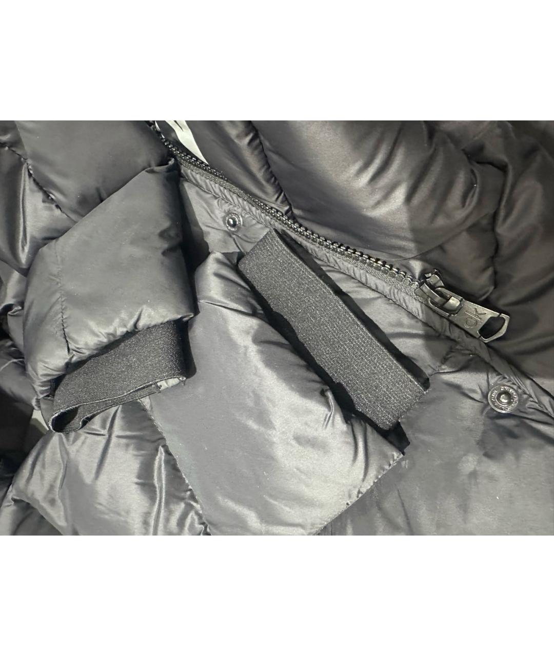 CALVIN KLEIN Черный полиэстеровый пуховик, фото 4