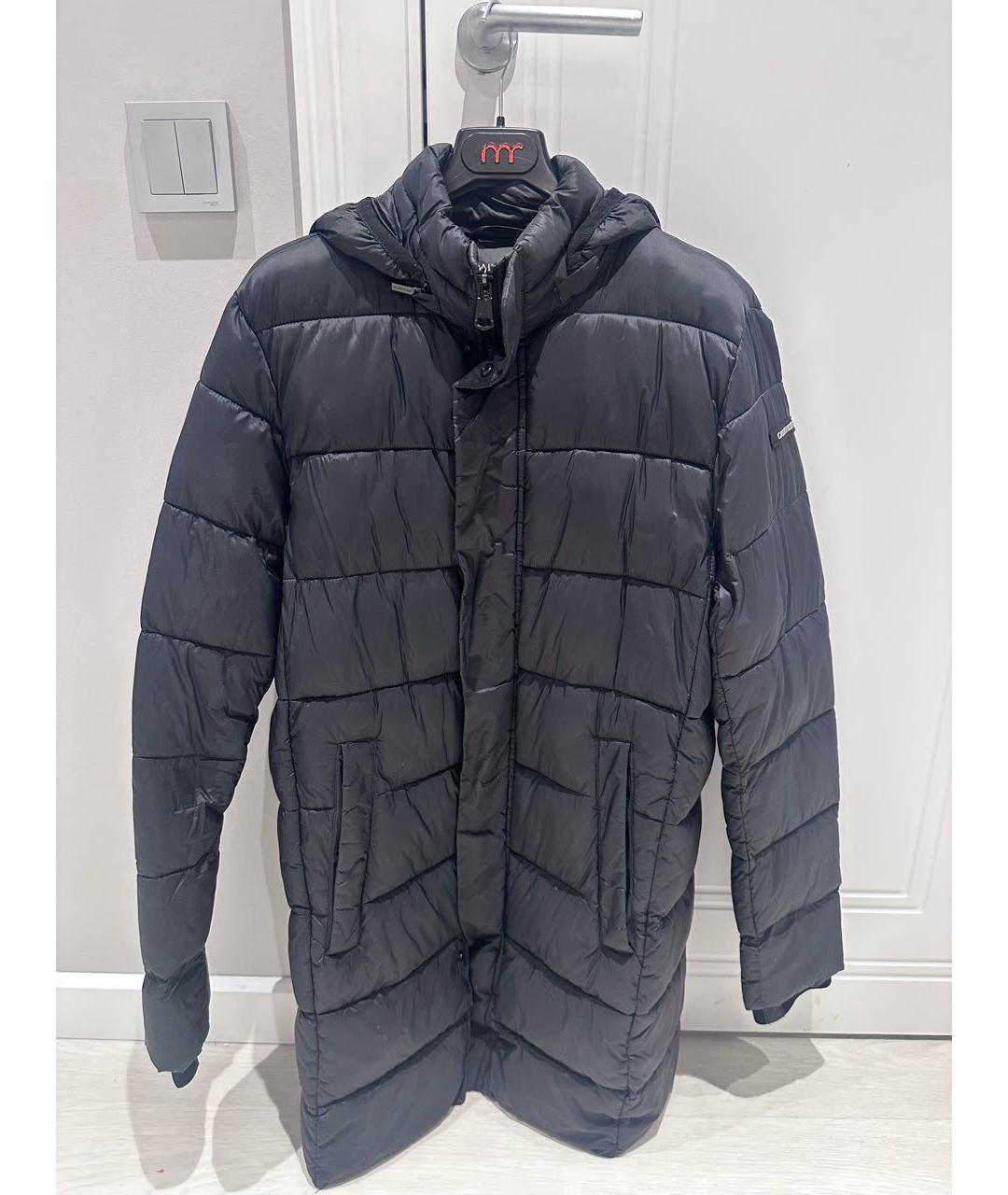 CALVIN KLEIN Черный полиэстеровый пуховик, фото 8