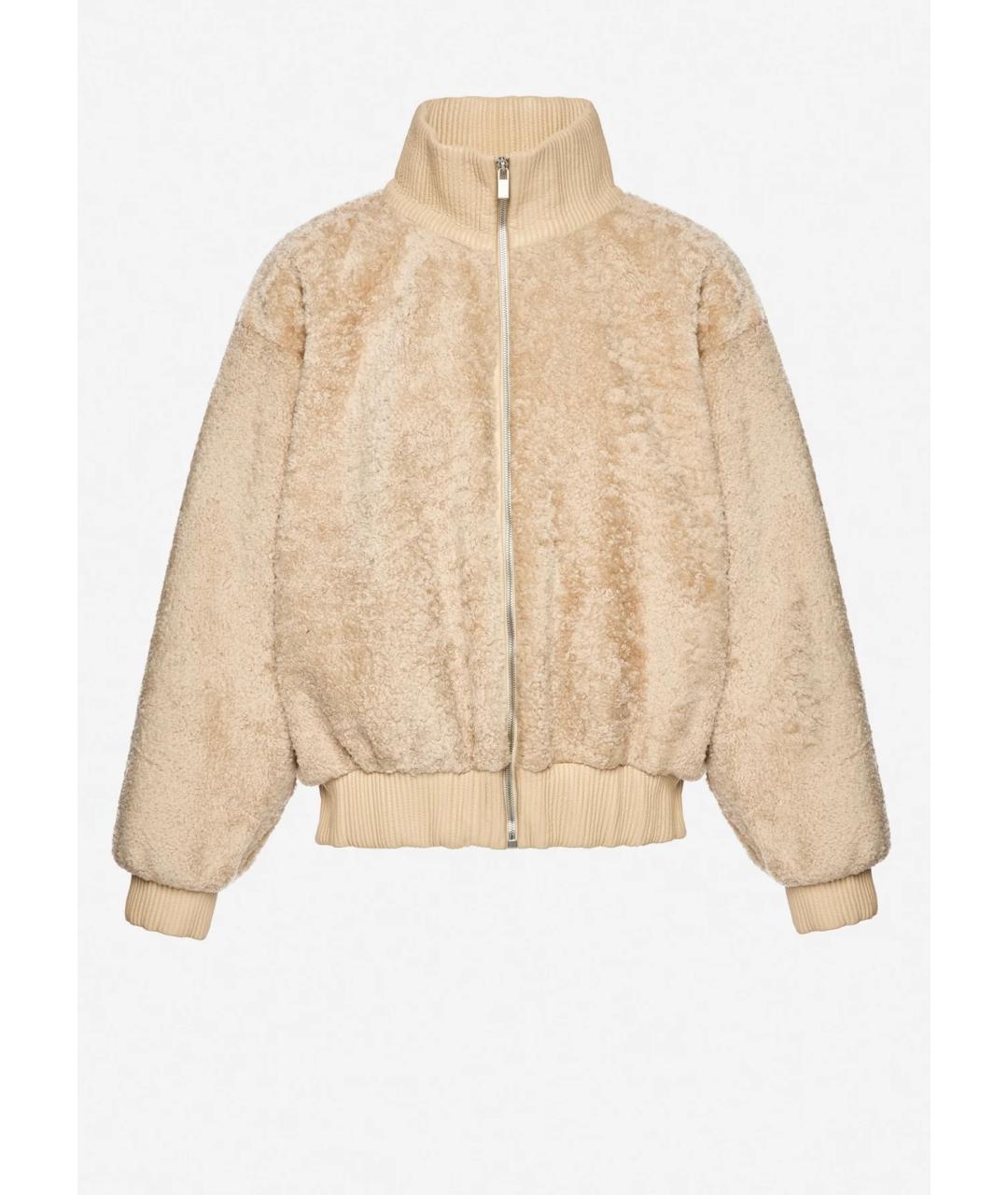 MAGDA BUTRYM Бежевая меховая куртка, фото 8