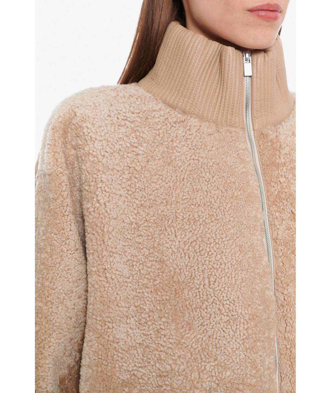 MAGDA BUTRYM Бежевая меховая куртка, фото 7