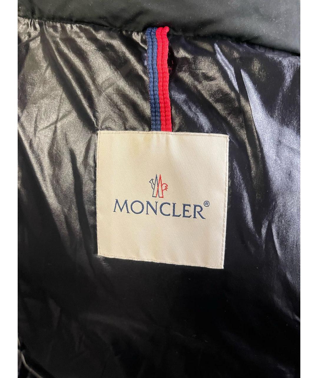 MONCLER Черный пуховик, фото 7