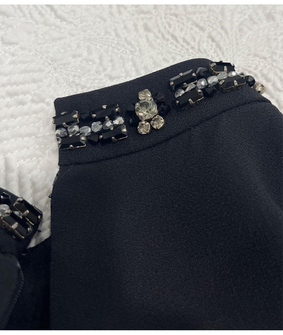 PRADA Черное ацетатное вечернее платье, фото 4