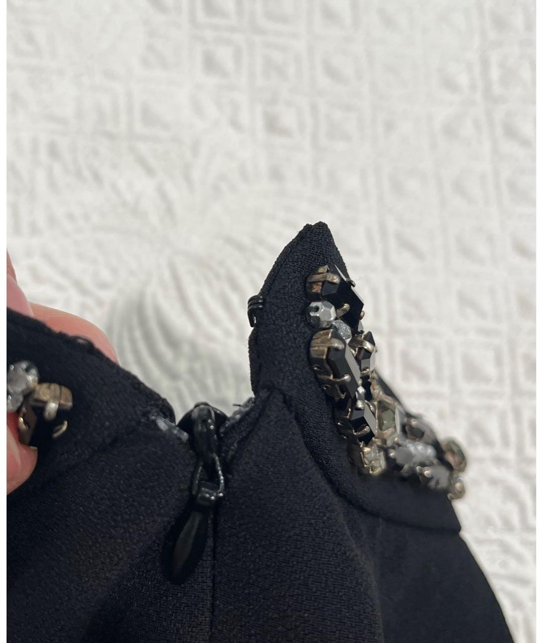 PRADA Черное ацетатное вечернее платье, фото 5