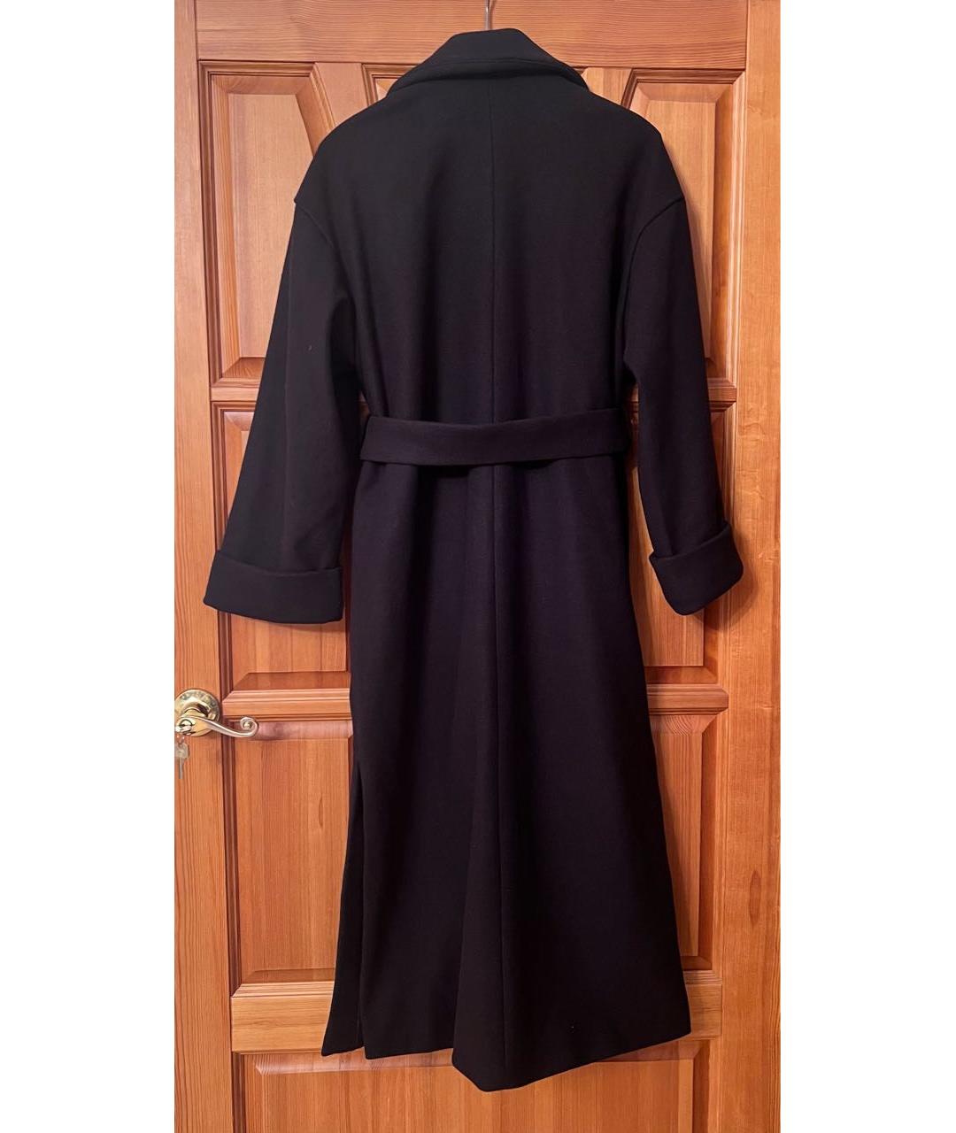 MAX MARA Черное шерстяное пальто, фото 2