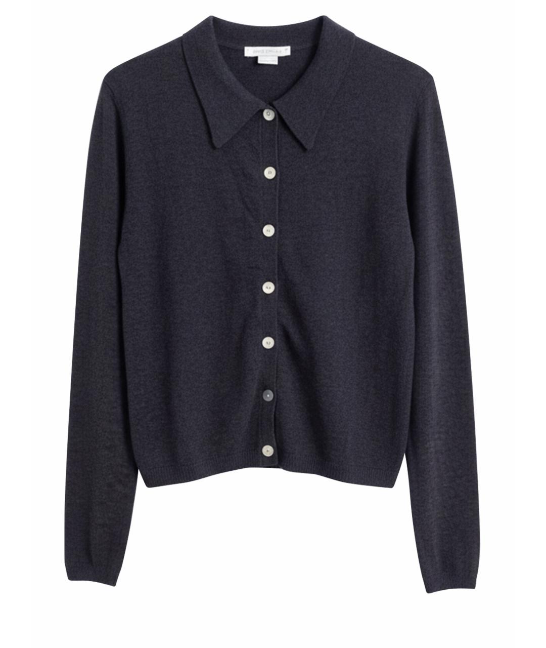 JOHN SMEDLEY Серый шерстяной кардиган, фото 1